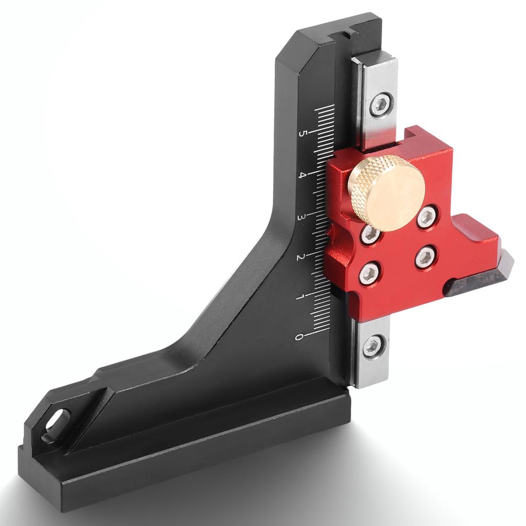 Height Gauge Depth Aluminum Alloy Metric DIY Woodworking Tablesaw Height Measurement Tool for Saw Table and Router Tables