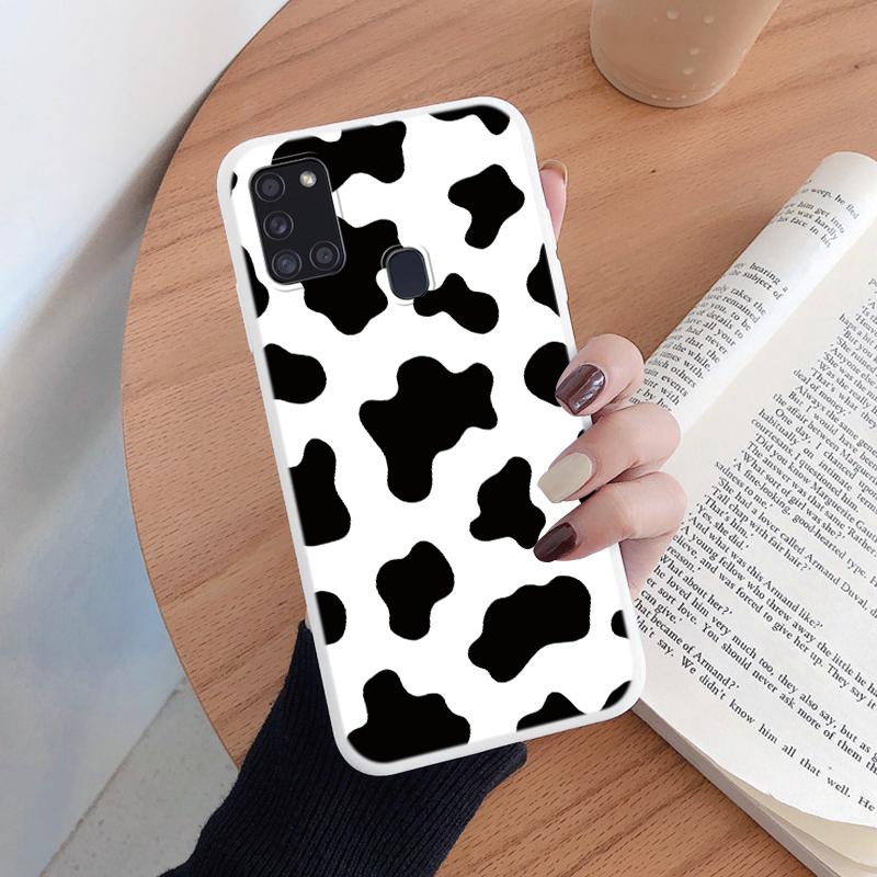 For Samsung Galaxy A21S A50 A51 A52 A32 A31 Phone Case Fashion Leopard Print Pattern Soft Silicone Fundas Protective Cover Shell