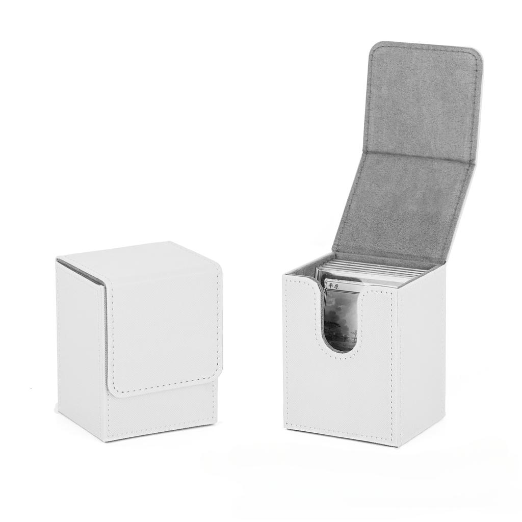 100+ Trading Card Deck Box PU Leather Gathering Card Toy W/ Magnetic Closure Game Cards Storage Game Card Case Protector