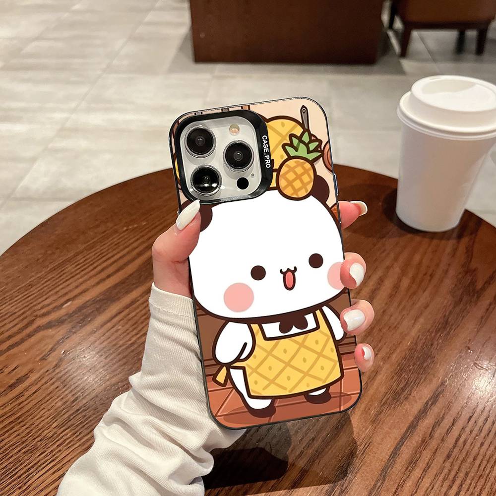 Character Bubu And Dudu Phone Case For IPhone 16 15 14 13 12 11 17 Pro MAX Plus Pro Matte Shockproof Cover
