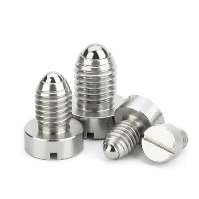 5 Stück M4 M5 M6 M8 M10 M12 Schraube Edelstahl/Kohlenstoffstahl Schlitz-Kugelraststift Madenschraube Satzschraube
