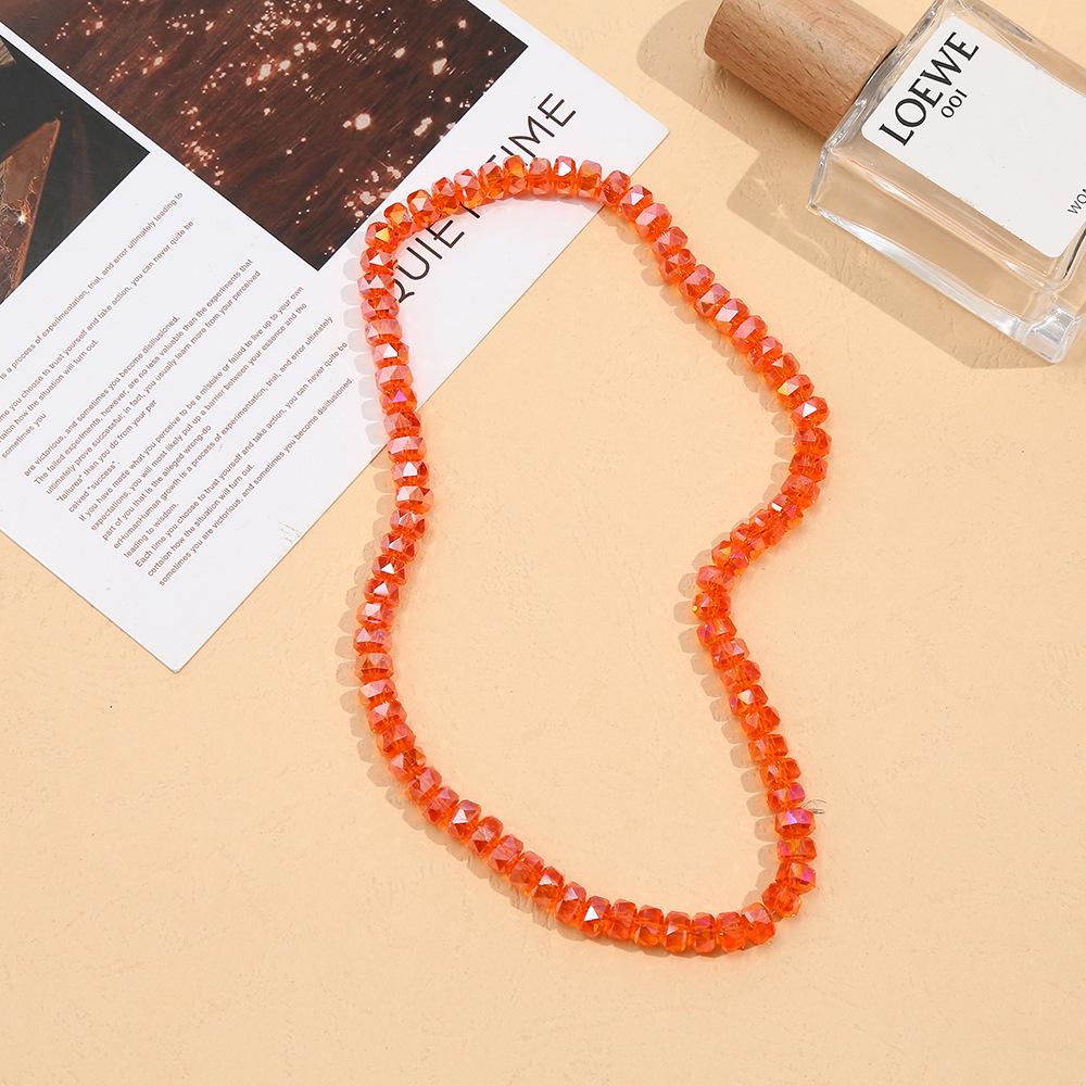 8mm Kristallglasperlen für DIY-Schmuck und Handyketten