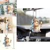 Christmas Cute Handheld Candle Snowman Pattern Acrylic Pendant For Holiday Decor And Gift Idea