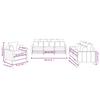 3 Piece Sofa Set with Cushions Dark Grey Velvet