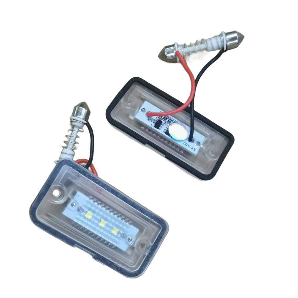 Rear License Illumination Transparent LED License Plate Automotive Lighting Solutions Led Light Replace Broken Damaged