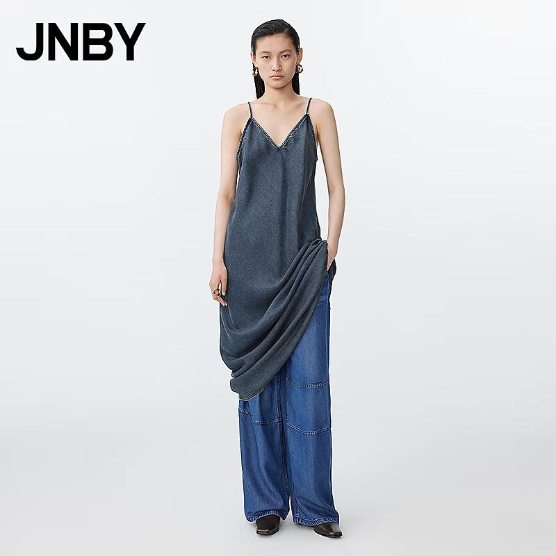 JNBY 2025 Summer V-Neck Strappy Maxi Dress