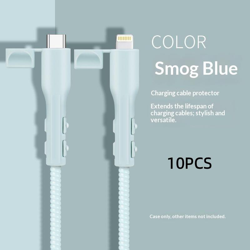 10Pcs Usb-C Cable Protectors, Anti-Break Sheaths Suitable For Smartphones, Tablets, Compatible With Usb-C Data Cables.