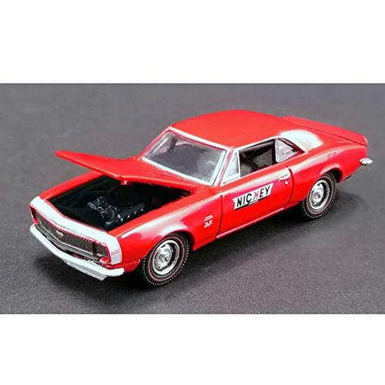 Acme NICKEY PERFORMANCE 1967 CHEVROLET RAMP TRUCK WITH 1967 NICKEY CHEVROLET CAMARO Scale 1/64 - C-30 (ACME 1/64 Model)