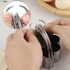 5Pcs/Set Stainless Steel Cookie Cutters with Handle Mousse Cake Baking Mold (BPA Free, No FDA)