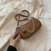 Sac à Bandoulière Rétro Décontracté pour Dames Sac à Main Mode à Chaîne Sac Messager Rétro Nouveau pour Femmes