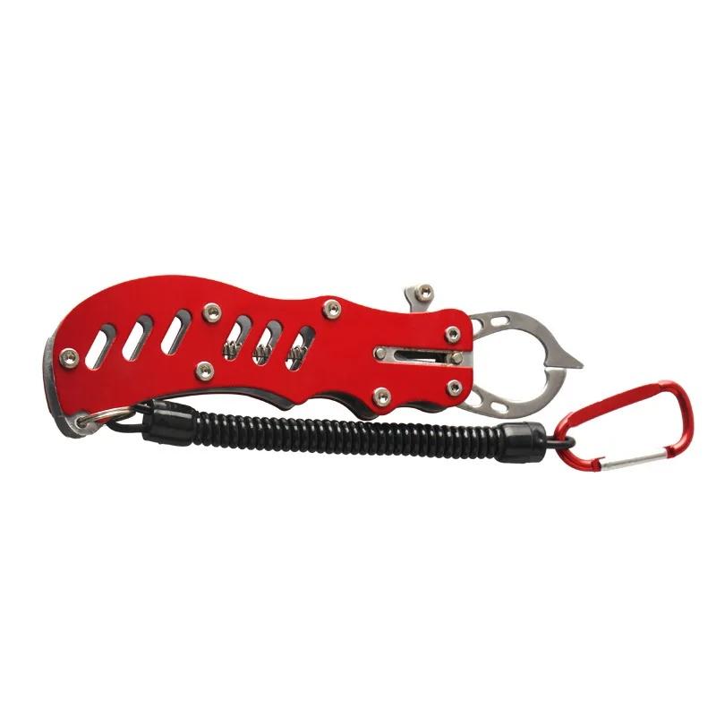

Aluminum Alloy Multi-Function Fishing Controller Fish Jaw Clamp Large Game Fish Drop Rope Loss Hand Fishing Tool Box