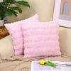 2pcs Cross Border Modern Minimalist Pillow Cover Long Plush Autumn Winter Living Room Sofa Heart Cushion Pillow Cover