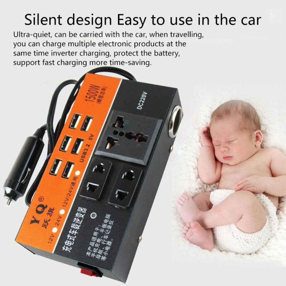 High Power Power Adapter Universal Automotive Charger Inverter Portable Car Inverter