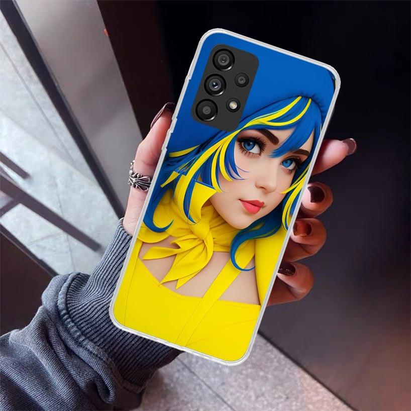 Ukraine Beautiful Art Girls Phone Case For Samsung Galaxy A17 A57 A37 A16 A26 A36 A56 A15 A25 A35 A55 A14 A13 A54 A53 A34 A24 A3
