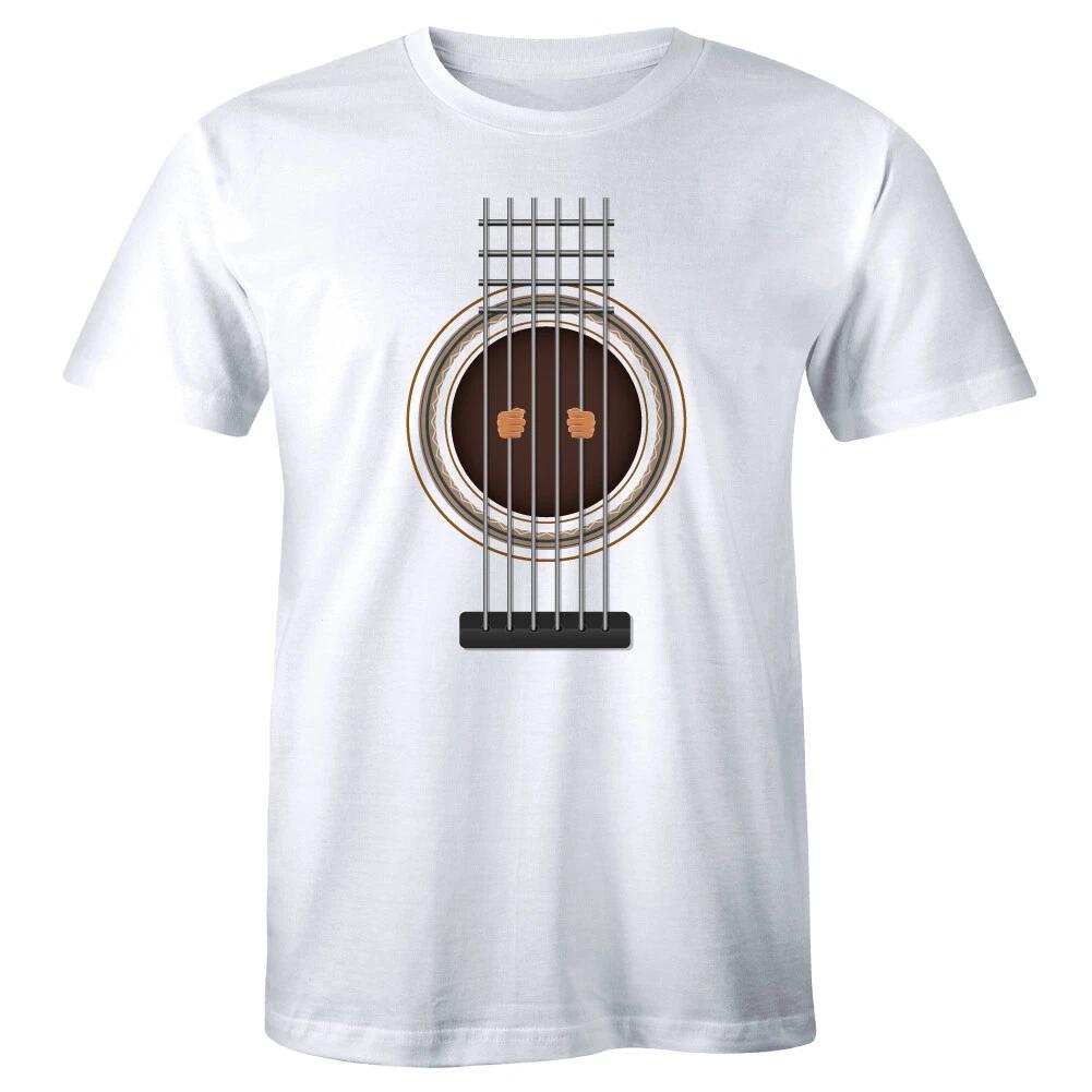 

Guitar Prisoner Men s T-Shirt Funny Guitarist Musician Band Acoustic Music Shirt S