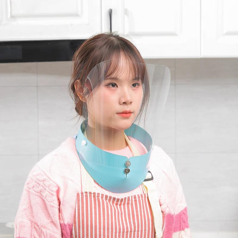 Anti-Öldampf und Spritzschutz Koch-Gesichtsschild - Damen Schutz-Küchenmaske und Hut