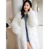 Fox Fur Long Fur Coat Women's Winter New Imitation Fur Coat Coat Young Internet Celebrities Thickened Cotton Coat