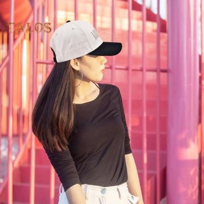 Cappellino da Baseball da Donna Regolabile in Cotone Ricamo Lettere Cappellino da Baseball Outdoor Coda di Cavallo Cappellino Trucker per Abbigliamento Quotidiano Casual