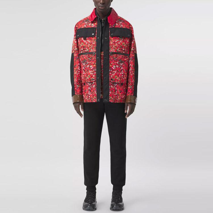 Burberry Northfleet Floral Print Nylon Field Jacket 80423741