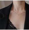 2022 Luxury Crystal Tassel Choker Necklace - Square Design, Non-Fading Clavicle Chain for Women
