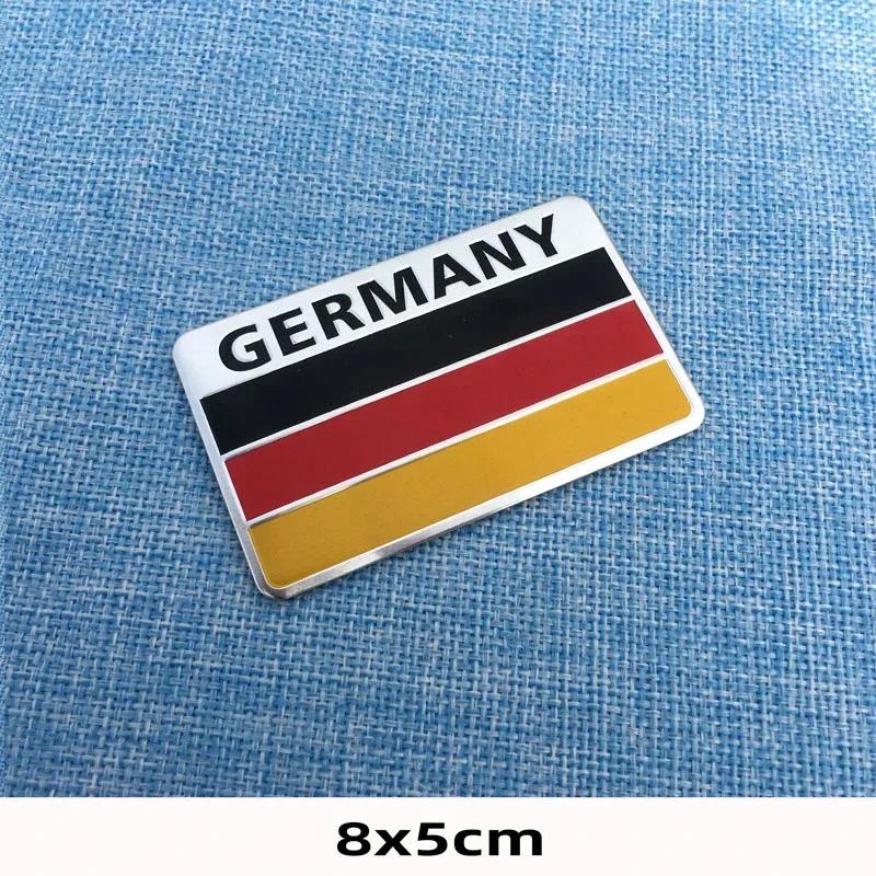G23D Germany Aluminum Car Body Rear Trunk Tail Stickers Decal For qq1 Sline A1 A2 A3 A4 A4L P 8V 8L RS RS3 RS4 RS5 RS6 S1 S2 S3