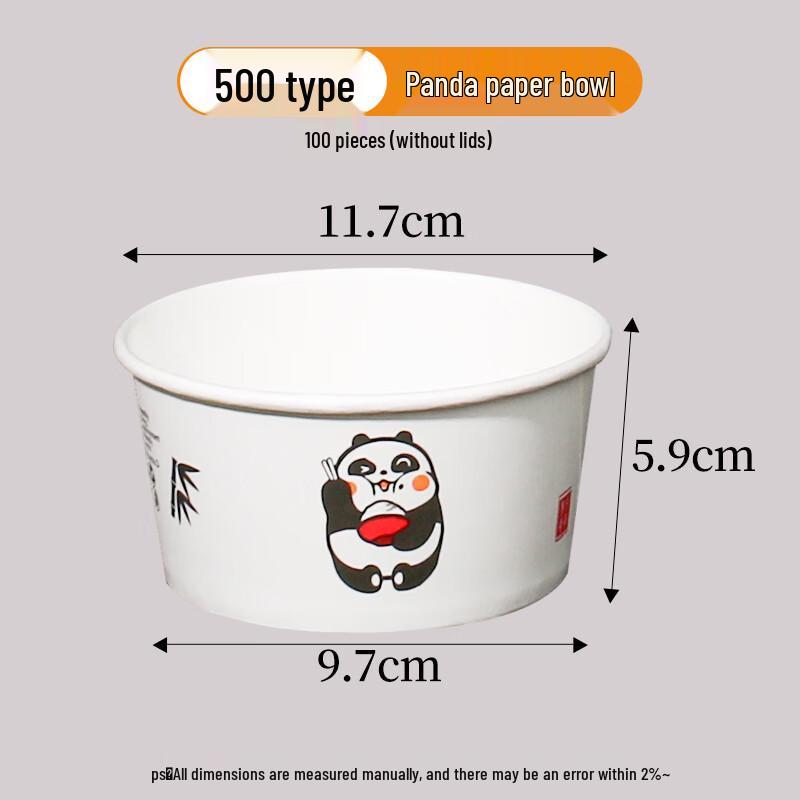 Bei Yipin Disposable Panda Paper Bowls