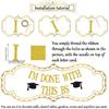 I'M Done With This BS Banner - Bachelor of Science Graduation Decorations - 2026 College Graduation Party Decorations Gold