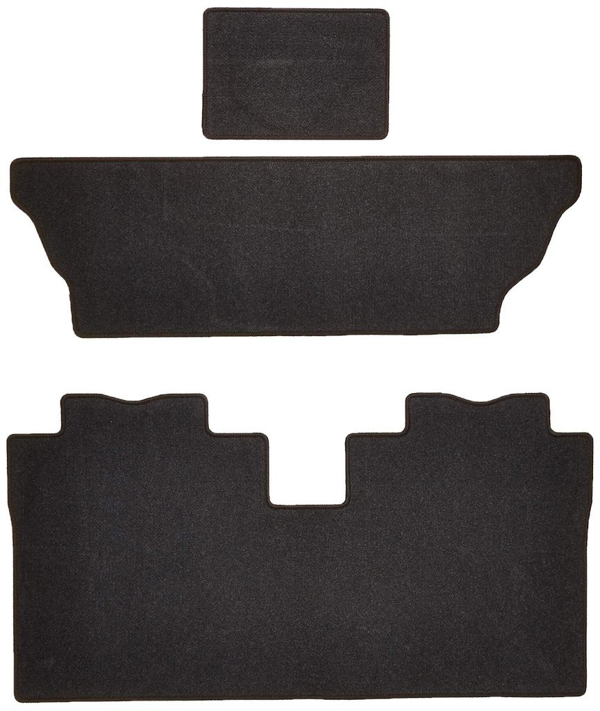 YMT New Serena C27 Rubber Rug Mat Passenger Aisle Mat Large Rug Mat Second-Row (M Size) + Second-Row + Third-Row (C27-R-2ND-M-3RD)