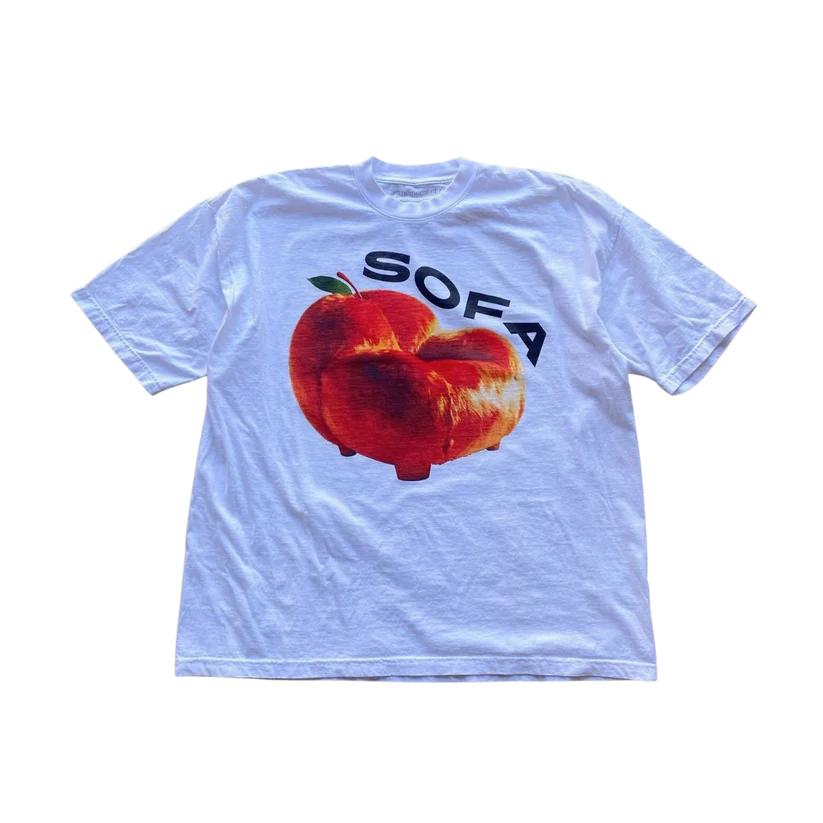 Y2K Classic Retro Harajuku Men Women Personalized Apple Printed Pattern T Shirt Street Wear High Quality Round Neck Short Sleeve