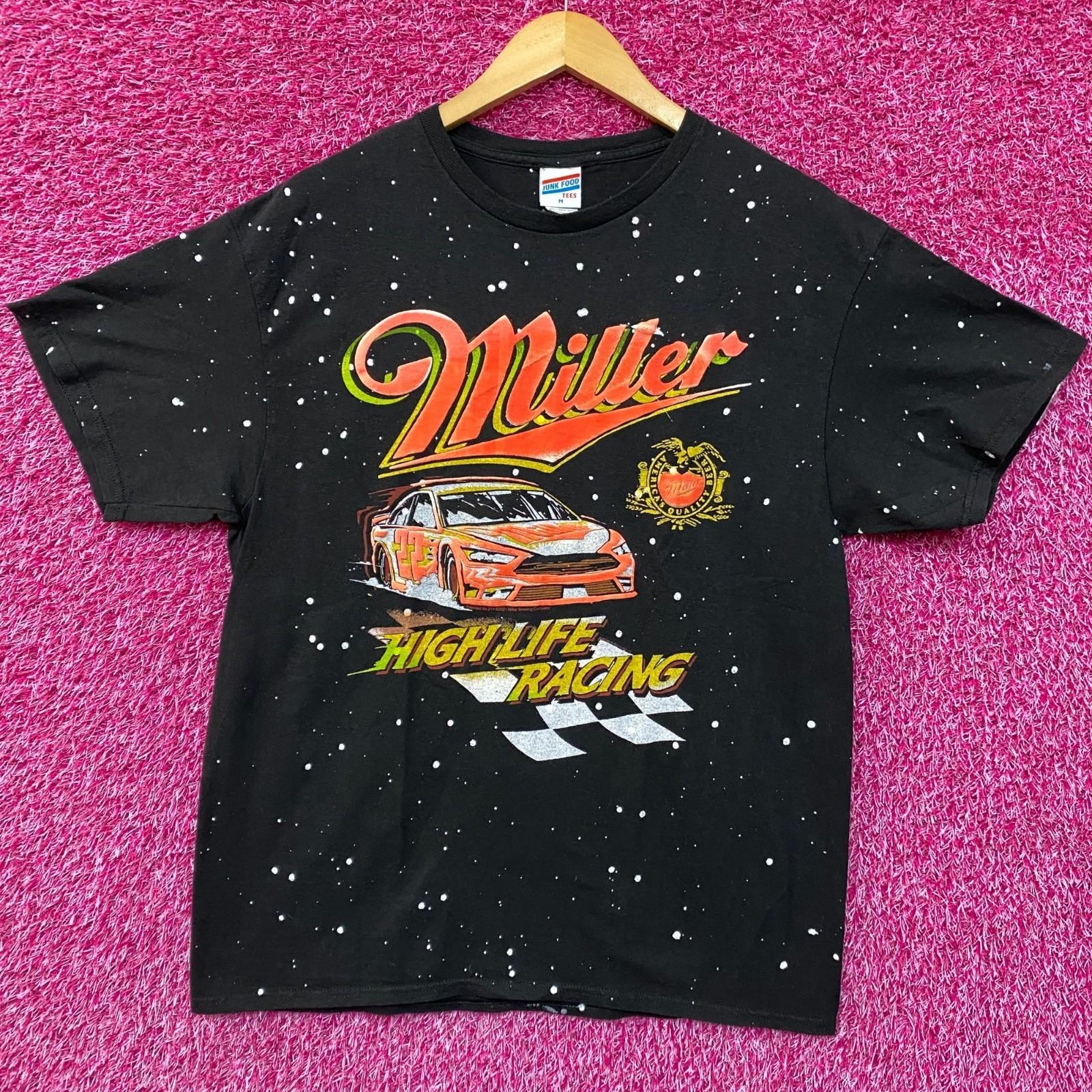 

Junkfood Miller HighLife Racing Graphic Design T-Shirt Medium XXXL