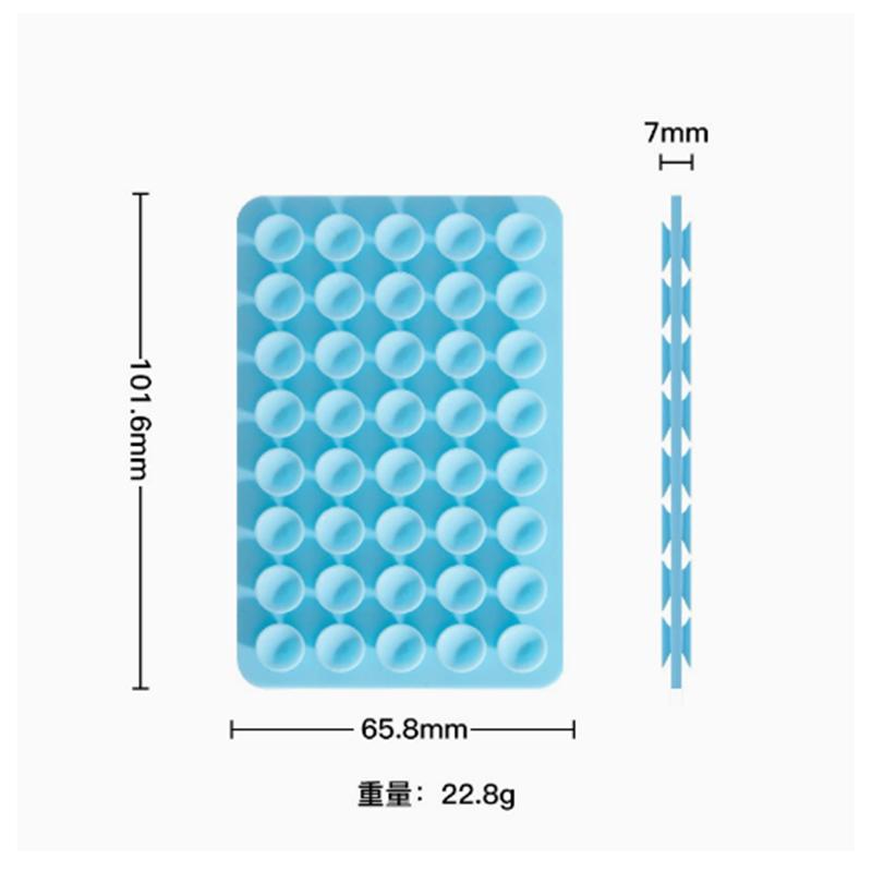 Double Sided Silicone Suction Cup Phone Case Detachable Stand For Hands-Free Wall Stand For Selfies And Videos