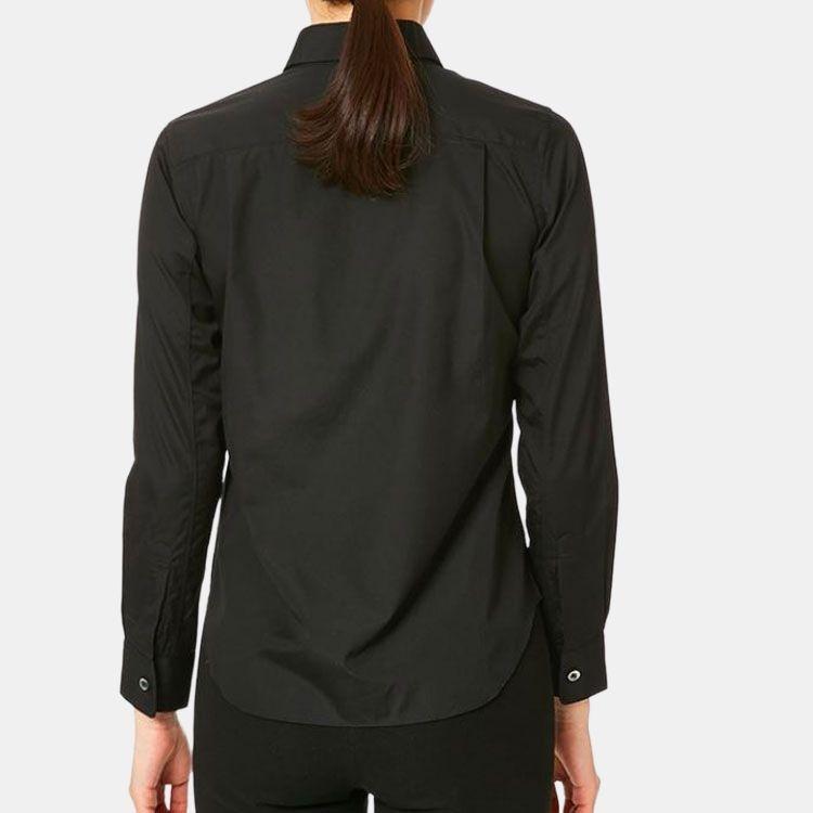 Comme des Garçons PLAY (WMNS) COMME Des GARCONS PLAY L/S Shirt Red Emblem 'Black' Women's AZ-B001-051-1