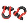 2PCS 3 4 Inch D Ring Shackles with 7 8in Pin and Washer 5952lbs Break Strength for Tow Strap Winch Off Road Vehicle
