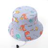 Cappello da Pesca Cartone Animato Dinosauro per Bambini - Cappello da Sole Leggero Primaverile - Cappello da Pesca Carino e Traspirante per Uscite dei Bambini