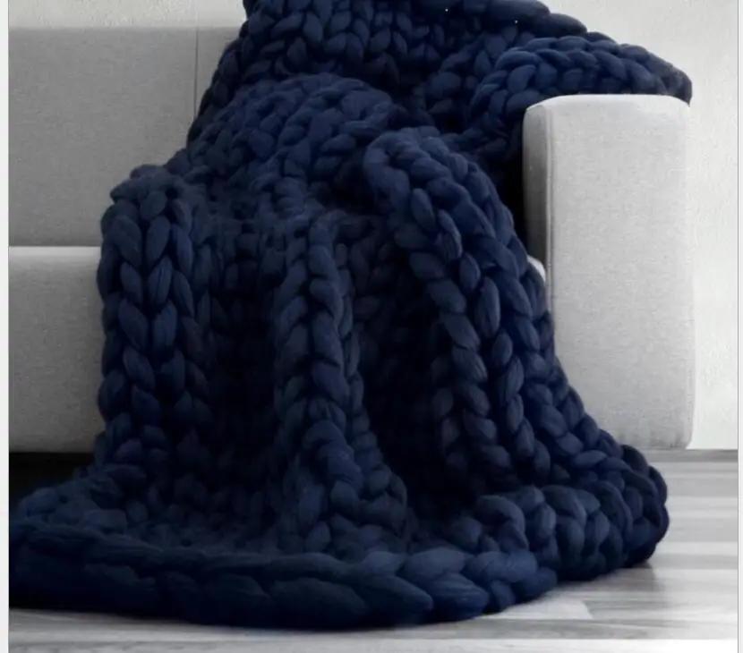 Thick Wool Blanket Thickened Large Yarn
