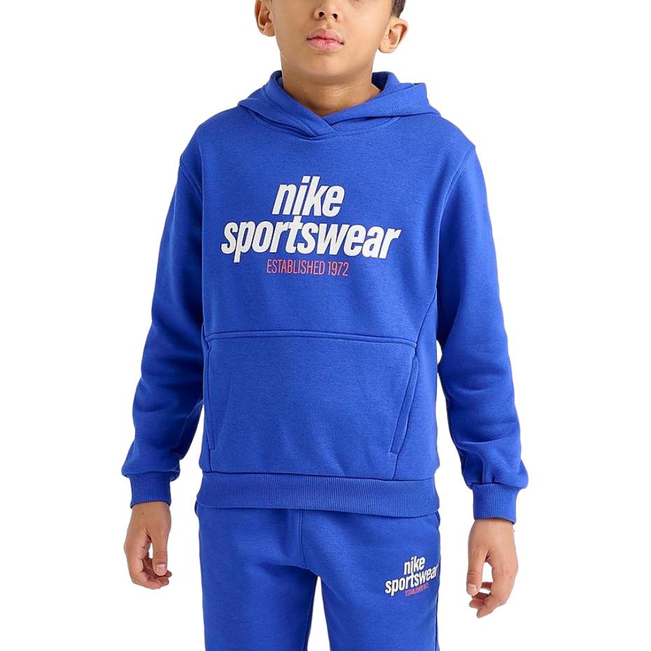 

Nike Dri-Fit Multi Hoodie With Letters Long Sleeve Kids tops Blue HM6874-480 L