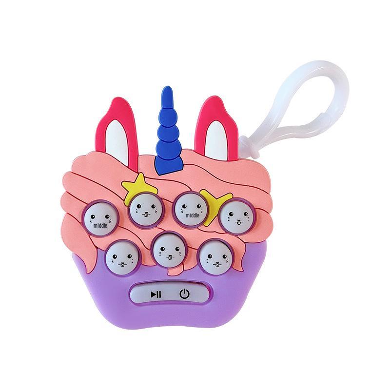 Mini Handheld Whack-a-Mole Spiel: Kinder Geschwindigkeitsreaktionstraining Schlüsselanhänger