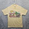 Vintage Hawaiisk T-shirt Stor (Passar som S/Medium) 70-talets Hawaii stranddag