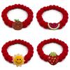 20pcs Fashion Pet Dog Bowtie Summer Fruit Style Hair Ball Necklace Collar Small Large Dog Bowtie Ties Dog Grooming Accessories