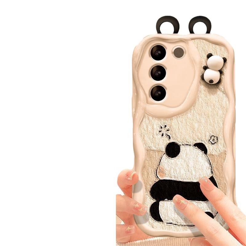 Redmi Note 13 Panda Silicone Anti-drop Phone Case