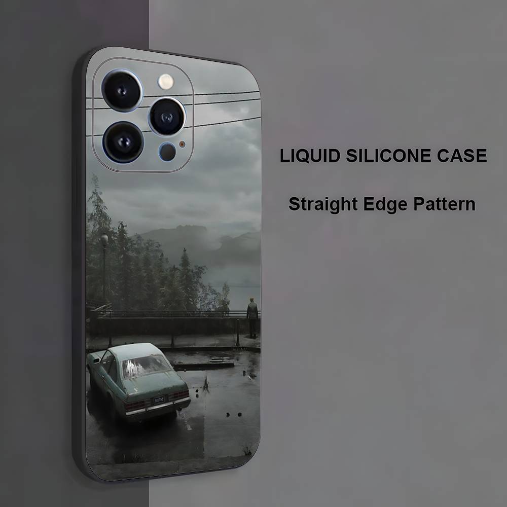 

Silent Hill 2 Videogame Phone Case For iPhone 17,16,15,14,13,12,11 ,Pro Max,XS,X,XR,SE,Mini,8,7,Soft Silicone Black Cover iPhone12