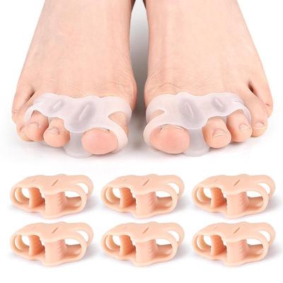 Drei-Zehen-Hallux-Korrektor-Hülle - Weiches Anti-Reibungs-Zehentrenner-Pad