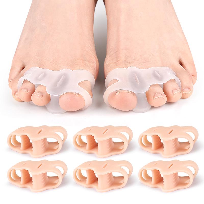 Drei-Zehen-Hallux-Korrektor-Hülle - Weiches Anti-Reibungs-Zehentrenner-Pad