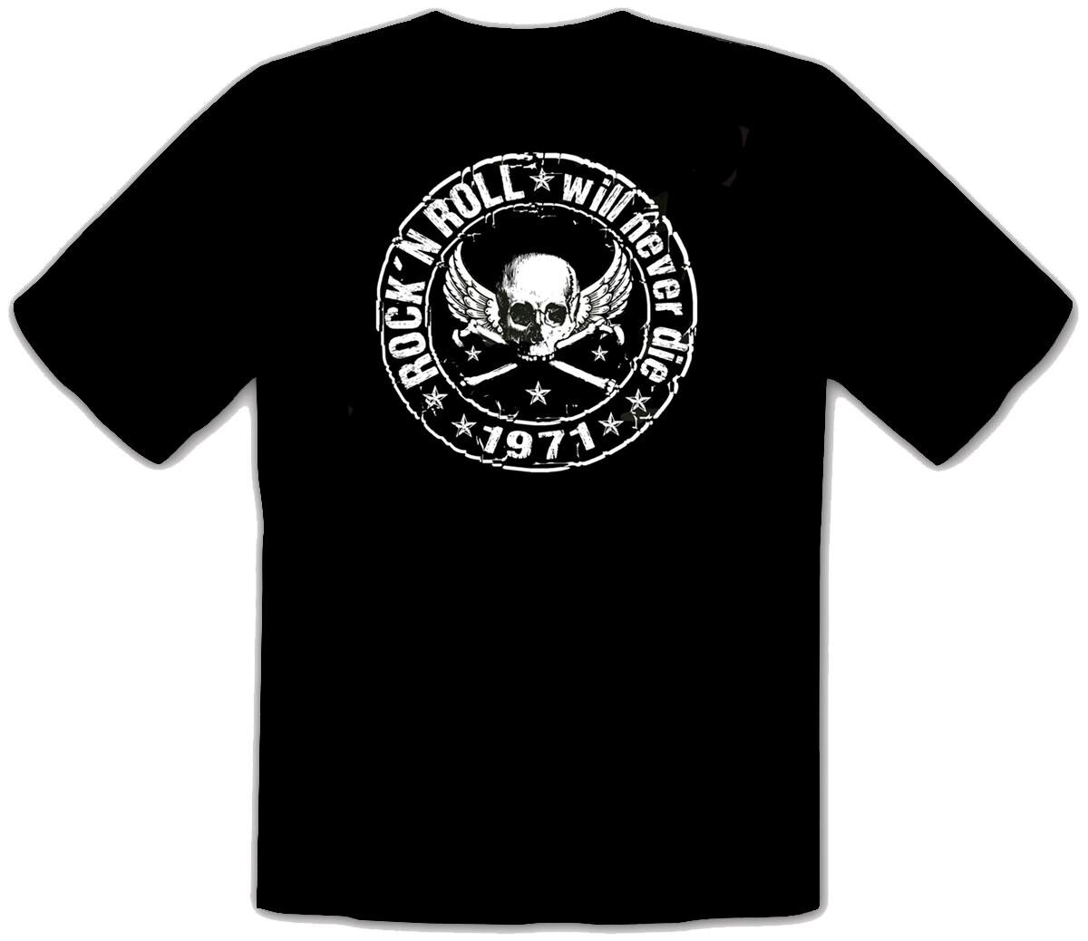 26 Skull Biker Rockabilly Hotrod Rock N Roll Chopper Black T-Shirt -411- Unisex T-Shirt S