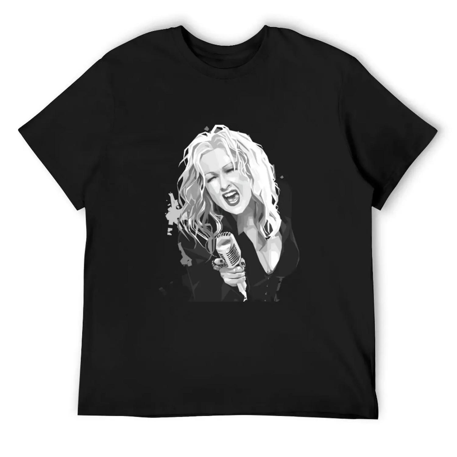 

Cindy Lauper T-Shirt summer tops tshirts personalised affliction shirts mens t shirt XXXXXL чорний
