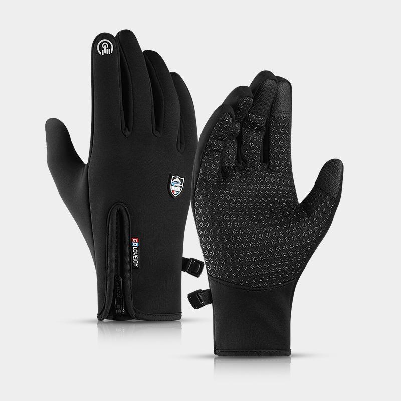GOLOVEJOY DB67 Wholesale Winter Warm Touch Screen Cycling Motorcycle Outdoor Other Sports Gloves in Black Racing Gloves M чёрный