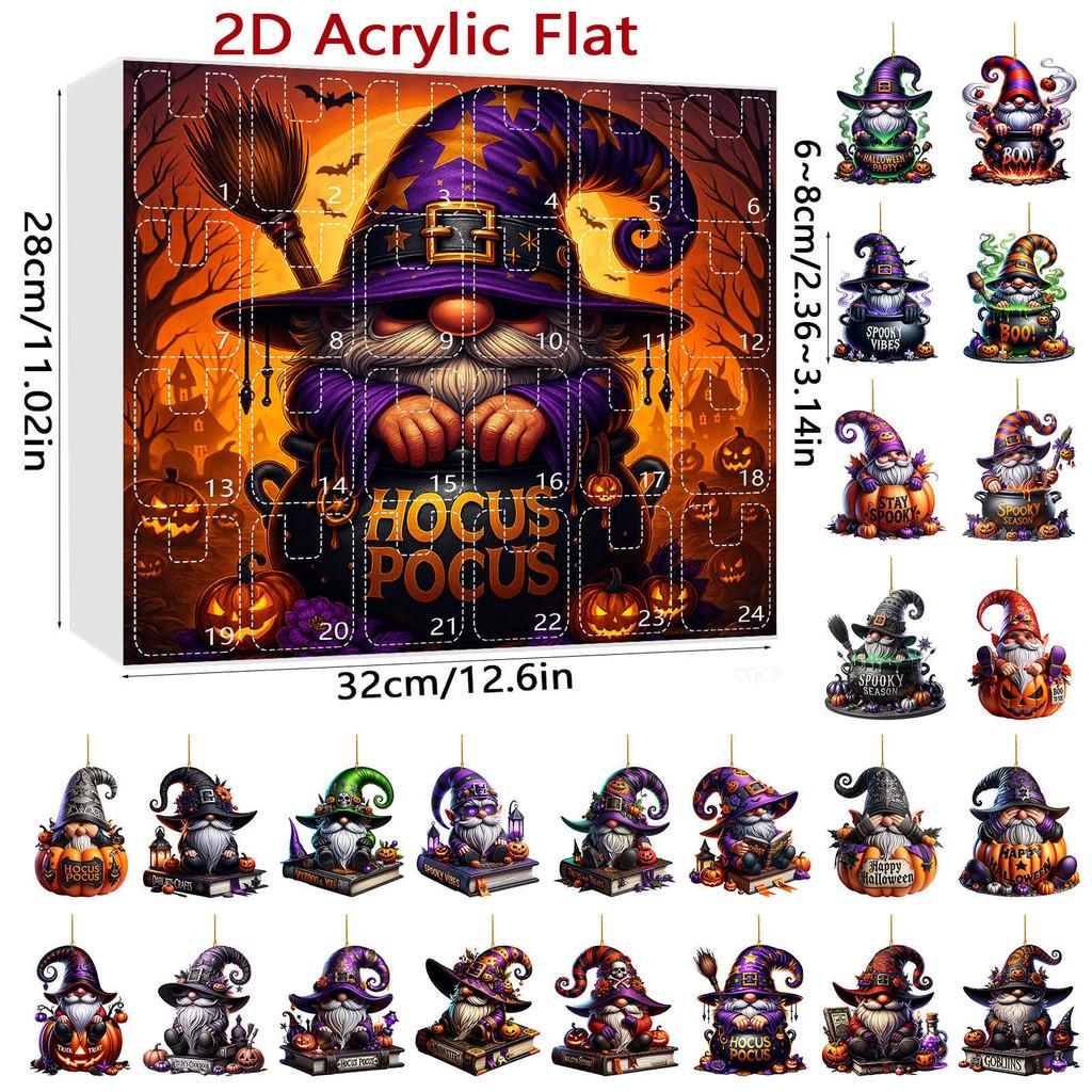 Halloween Cartoon Ghost Acrylic Wall Hangings For Party Decor And Gifting