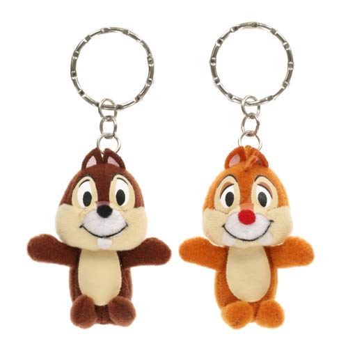 

Chip & Dale Pair Keychain Plush Toy Disney Merchandise Souvenir [Tokyo Disney Resort Exclusive]