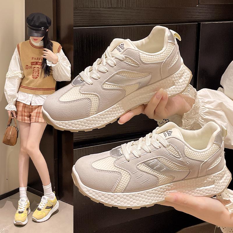 Fashion Walking Shoes for Men Women 2025 New Mesh Lace-up Summer Breathable Comfortable Tennis Shoes Original Trendy Sneakers