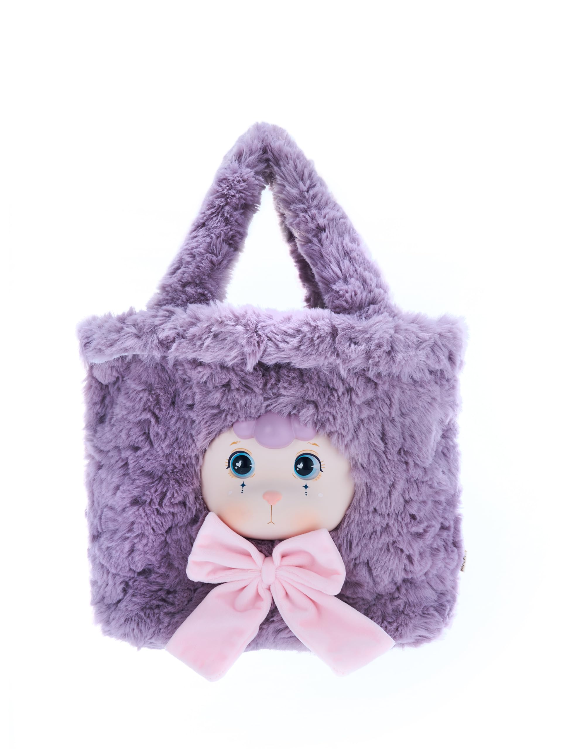 

FRIENDSHEEP Fluffy Handbag [Berry Queen]